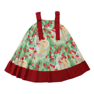 女童田园风吊带背心裙子夏季2025新款儿童装宝宝连衣裙女孩公主裙