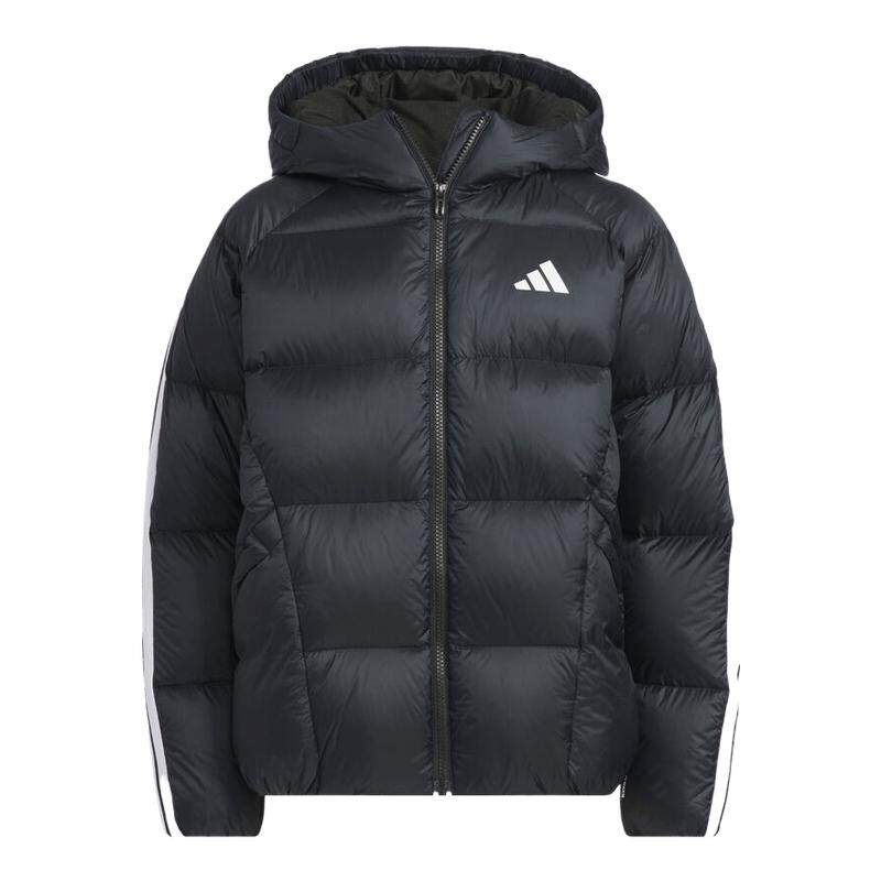 adidas阿迪达斯男大童运动训练休闲保暖连帽羽绒服外套KC5939