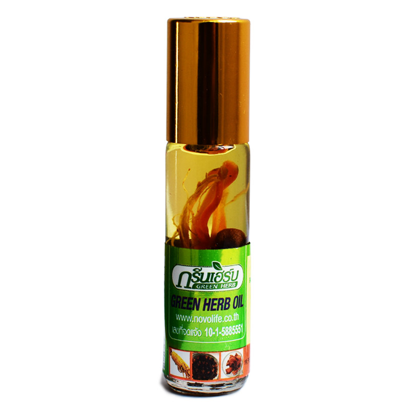 泰国人参走珠露青草油薄荷滚珠露驱蚊止痒提神醒脑晕车