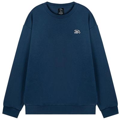 安踏纯色卫衣女圆领套头衫长袖