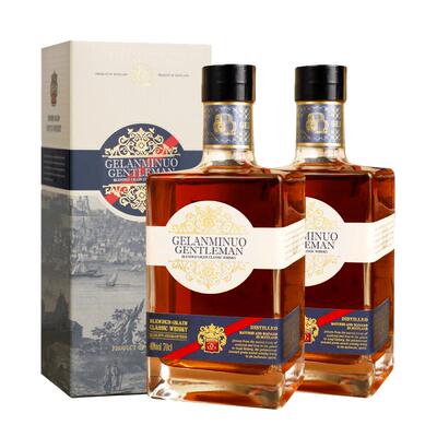 英国进口格兰米诺 绅士威士忌正品 40度 700ml*2瓶 洋酒