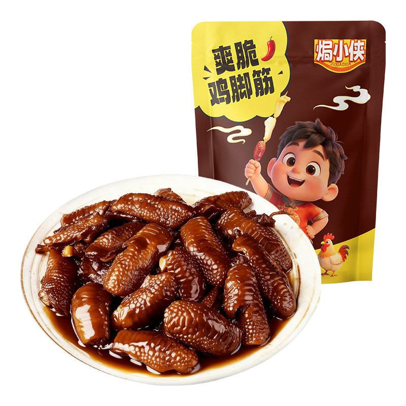 乱斗教授专属焗小侠鸡脚筋零食