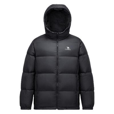 骆驼女装羽绒服2025冬季新款宽松加厚保暖短款连帽面包服羽绒外套