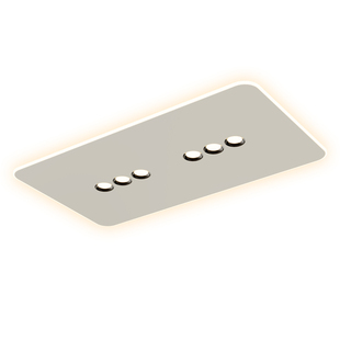 创意大气客厅灯带筒灯简约现代超薄led吸顶灯主卧室2026新款灯具