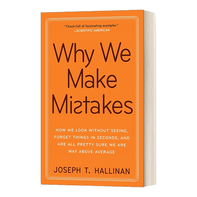 英文原版 Why We Make Mistakes 错觉 为什么我们视而不见 转身就忘或自命不凡 Joseph T.Hallinan