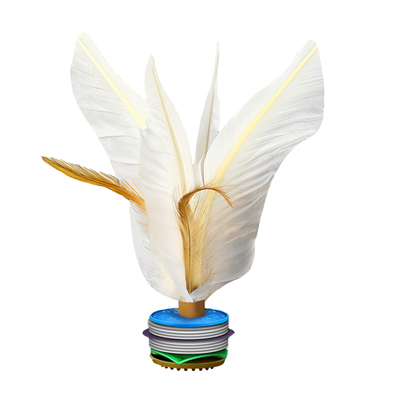 【优选鹅翎】毛柔顺有韧性