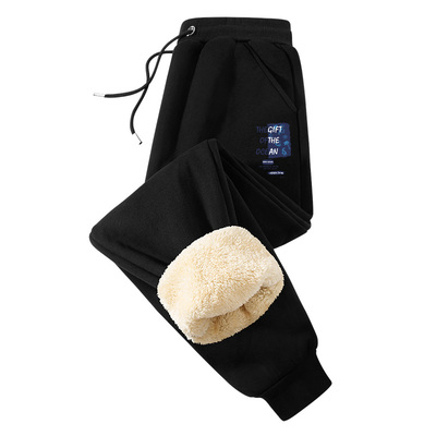 真维斯青少年加绒加厚裤子男冬季