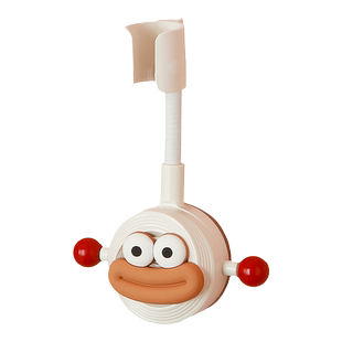 儿童花洒支架卡通吸盘淋浴喷头支架固定神器座万向调节免打孔浴室