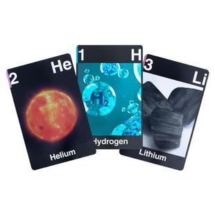 化学元素周期表卡片创意带插图初高中生学习辅助记忆随身便携手卡