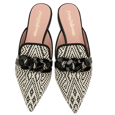 PrettyBallerinas尖头编织凉鞋