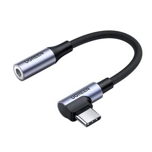 绿联typec耳机转接头tpc弯头typc安卓3.5mm接口U盾tapec插口转换器线适用于手机