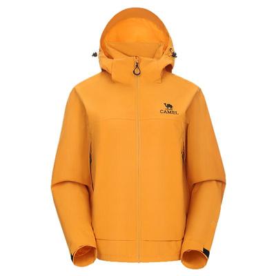 骆驼女装户外三防冲锋衣外套