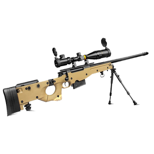 捷鹰AWM软弹枪儿童老玩家抛壳狙击玩具枪仿真合金尼龙成人枪模型