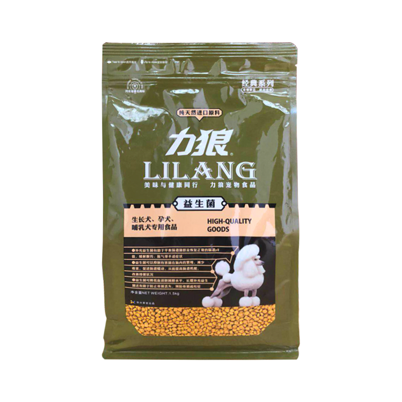 力狼狗粮益生菌美毛贵宾比熊博美