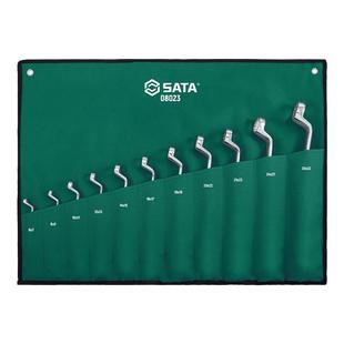 SATA世达08023双头高颈梅花扳手套装多功能两用汽机修工具6-32mm
