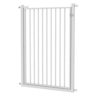 黑色防猫门栏杆宠物围栏栅栏门室内阳台隔离门拦猫防逃定制加高