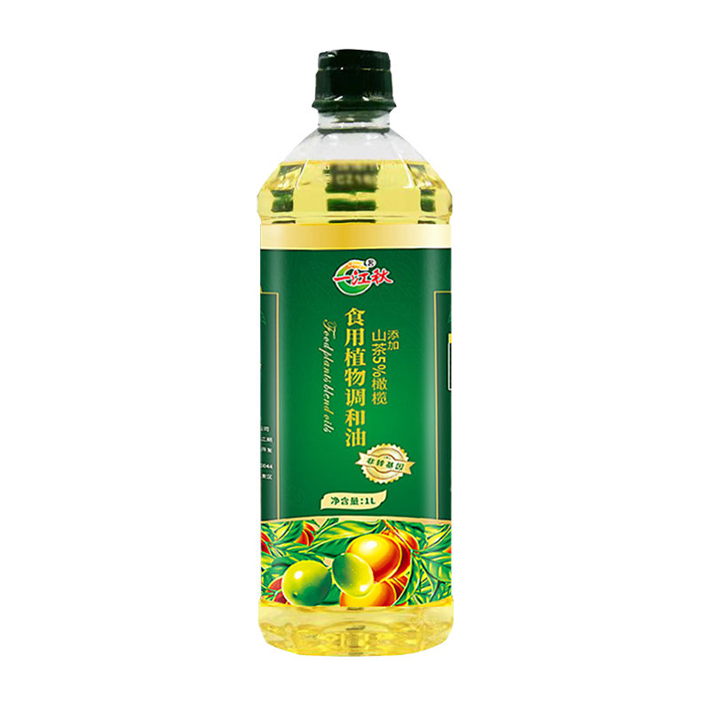 一江秋山茶橄榄食用植物调和油1L小瓶装宿舍炒菜烘焙油炸凉拌油