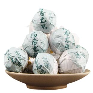 浓香糯米香普洱茶 糯香普洱生茶龙珠500g 古树普洱茶迷你小沱茶叶