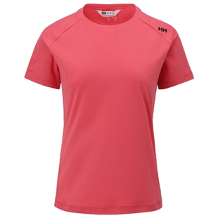 HELLY HANSEN/HH 25秋女款仿棉感防晒凉感速干透气ZG版型短袖T恤
