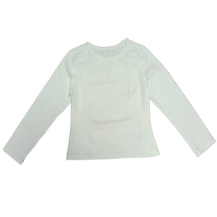 秋冬厚新款儿童瑜伽服长袖速干透气跑步运动网排球女童健身训练服