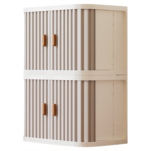 也雅棉花娃娃衣柜展示盒bjd20cm娃衣收纳盒挂衣架娃屋家具小衣橱