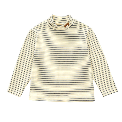 女童纯棉打底衫半高领内搭秋冬款