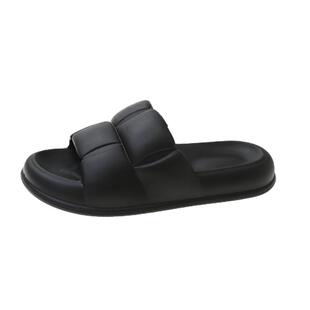 踩屎感厚底拖鞋女夏季2025新款外穿时尚方块情侣居家防滑凉拖鞋男