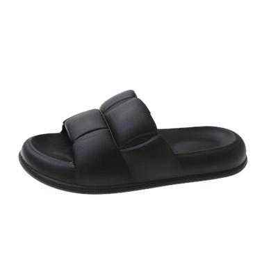 夏季时尚方块厚底居家防滑凉拖鞋