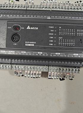 溢价-台达PLC，型号DVP40ES200R，24DI/16DO，