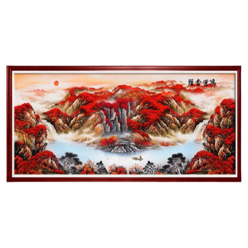 鸿运当头钻石画方钻满贴钻十字绣