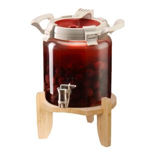 居元素杨梅酒玻璃瓶带龙头青梅果酒酿酒罐泡酒专用玻璃瓶10斤密封