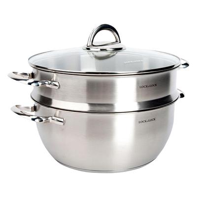乐扣乐扣304不锈钢蒸锅超大容量