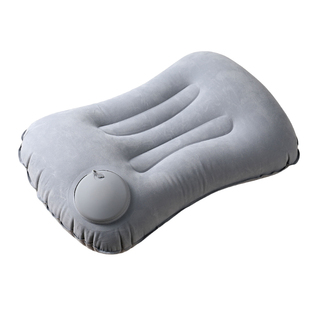 充气护腰靠垫午睡枕长途旅游高铁飞机睡觉神器户外露营便携式枕头