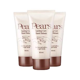 【秒杀】Pears梨牌保湿护手霜润手霜80ml*3滋润补水清爽