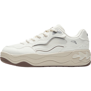 安踏海草3透气板鞋女款厚底增高女鞋夏季新款舒适潮流软底休闲鞋