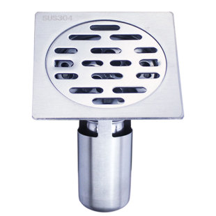 7.3cm碧桂园地漏加厚防臭防堵反味卫生间304不锈钢洗衣机阳台9.4
