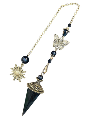 鱼籽铺黑曜石灵摆倒锥款调频用