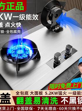 索奈品牌燃气灶双灶家用台式嵌入式猛火煤气灶天然气灶节能