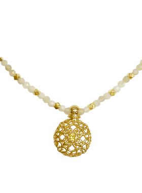 ATELIERSO 26SS 香水瓶串珠项链（金）
