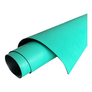 防静电工作台垫绿色防滑耐高温实验室维修桌垫工厂胶皮桌垫橡胶垫