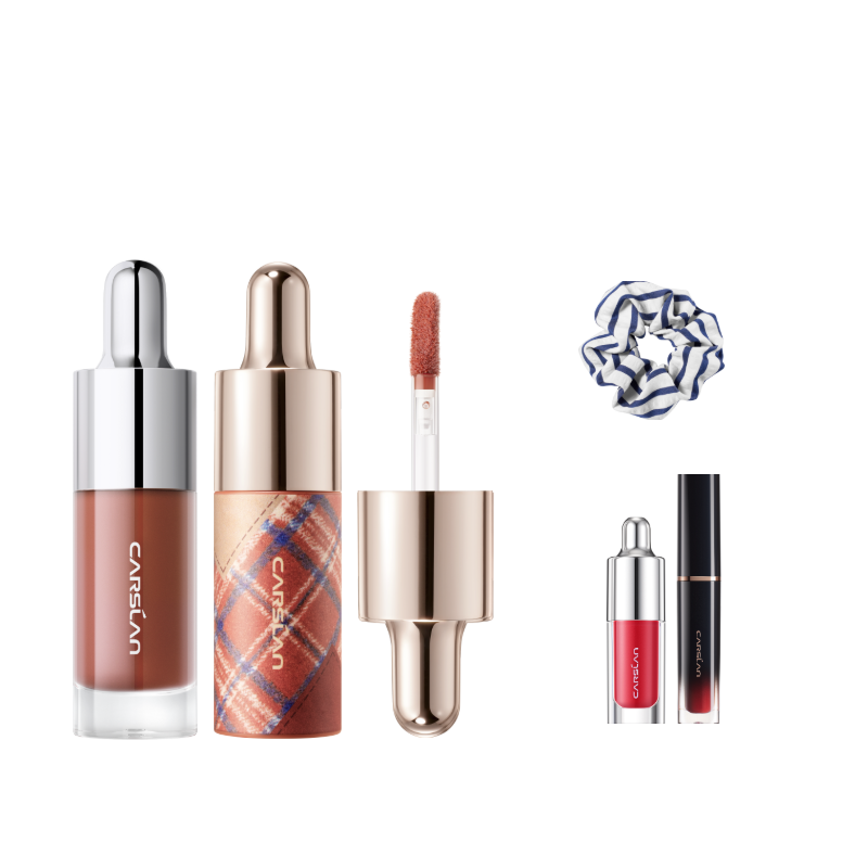 圣诞礼物/卡姿兰唇部精华口红唇釉镜面水光裸色滋润唇彩唇蜜礼盒