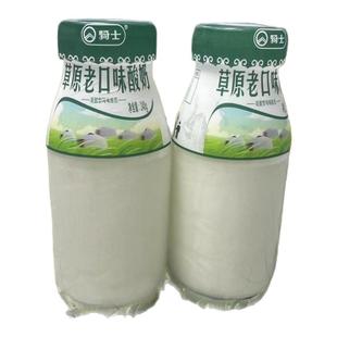 骑士240g*5玻璃瓶草原老口味酸奶凝固型内蒙草原牧区