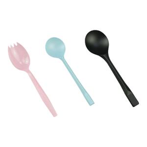 一次性叉勺外卖打包甜品勺子商用快餐单独立包装加厚塑料汤粥勺