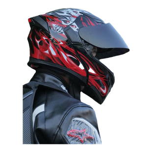 艾狮摩托车头盔男女机车全盔揭面盔蓝牙双镜四季骑行3C认证安全帽