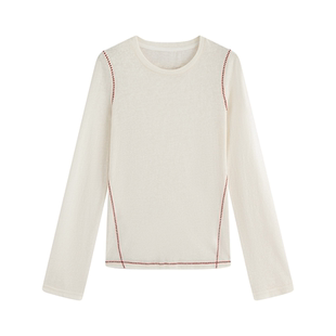 Haiku“Tile Floor”新品力推！哑光透气云感棉刺绣长袖t恤打底衫