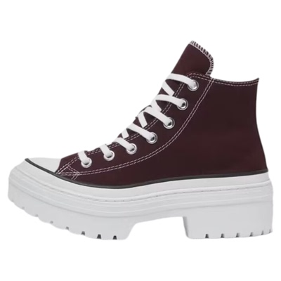 匡威女款休闲高帮厚底增高帆布鞋