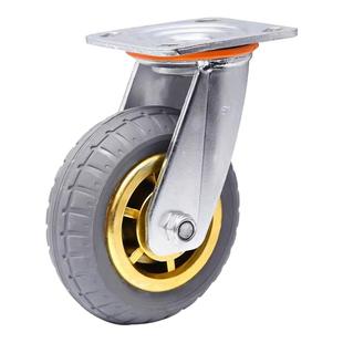 万向轮轮子大全带刹车重型静音橡胶脚轮平板手推车轮子承重轮定向