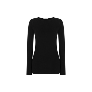 [AMOMENTO] 25FW ROUND T-SHIRT 25年新款秋季圆领T恤舒适百搭女