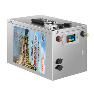 霸将大容量户外12v24V48伏12V24V磷酸铁锂电池太阳能电池船用储能