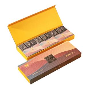 陕西金花茯茶非泾阳茯茶西安特产富硒伏茶小包装黑茶叶砖茶礼盒装